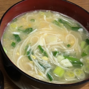 葱卵ラーメン